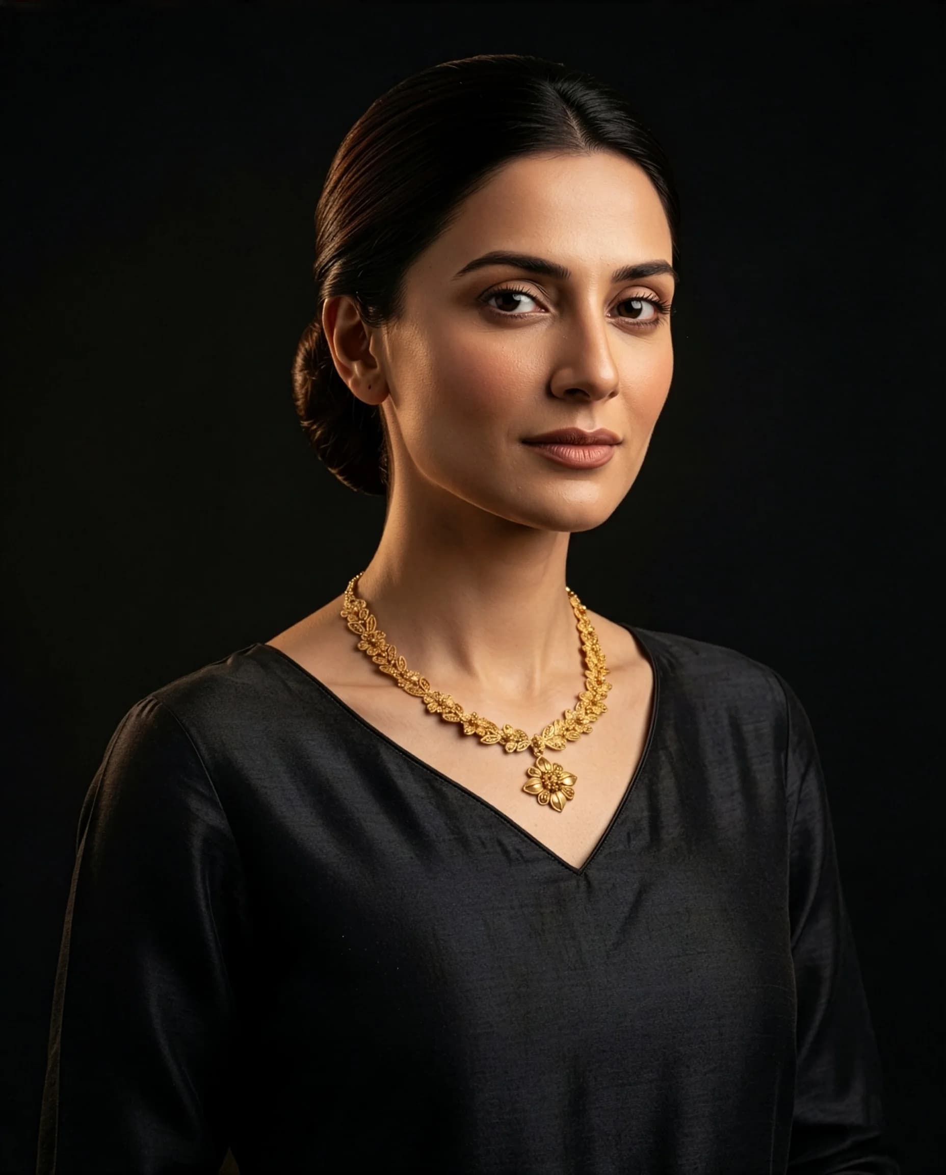 Floral Heritage Pendant Necklace